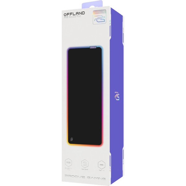 Фото - Килимок для миші ігровий Proove Gaming Offland Black (MPOF00022401)